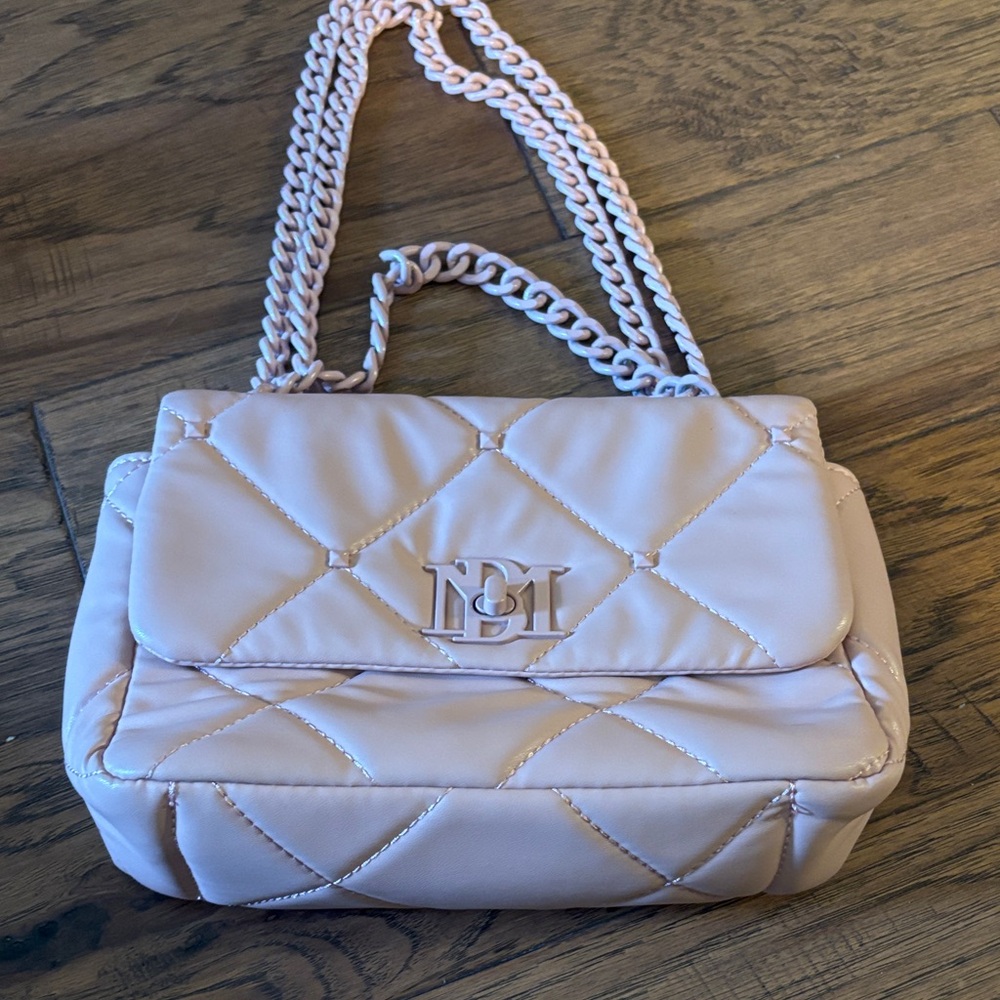 Badgley Mischka Elegant Pink Quilted Women's Bag